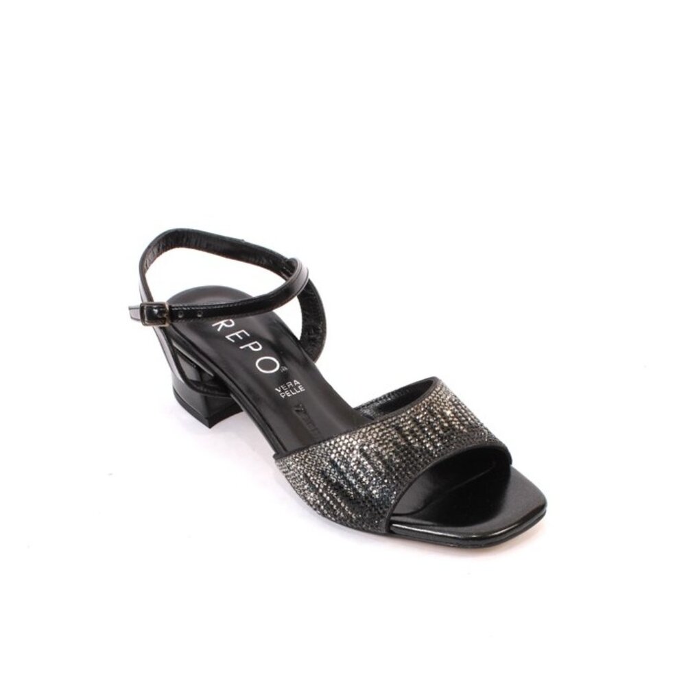 PHIL GATIÈR by REPO 41607a Multicolor Leather Heels Sandals